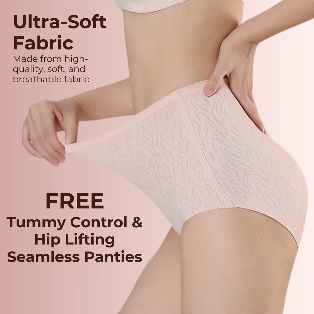 Waist Reduction Everyday Shapewear- Made for Indian Women Body types- Pack Of 2 With FREE High Waist seamless Underwear