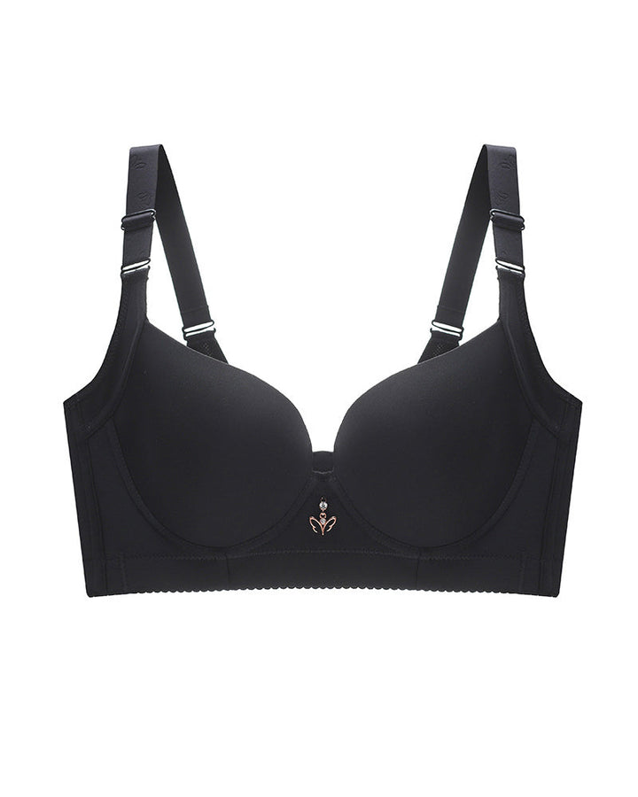 Breathable Plus Size No Steel Ring Push Up Bra