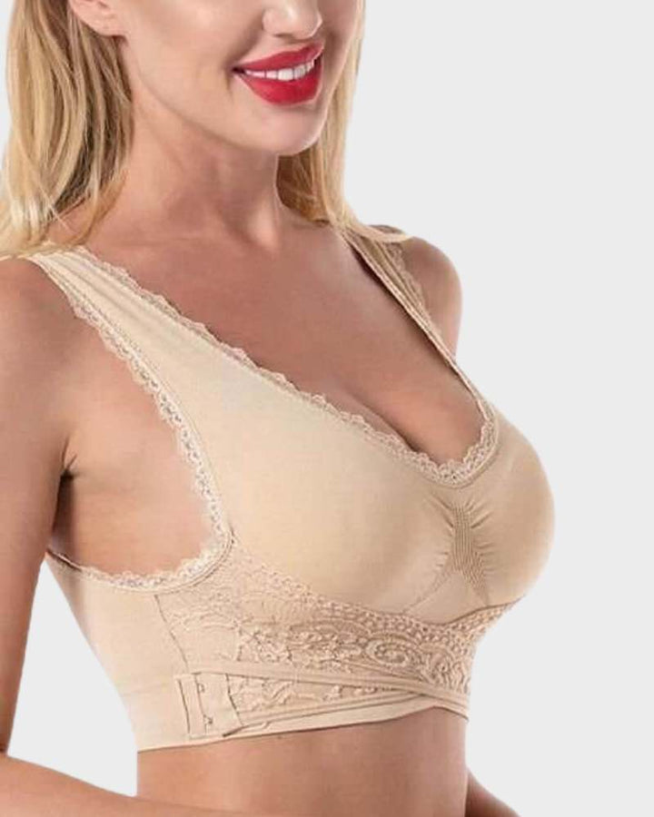 Soft Steps® Breathable Comfort Push Up Lace Bra