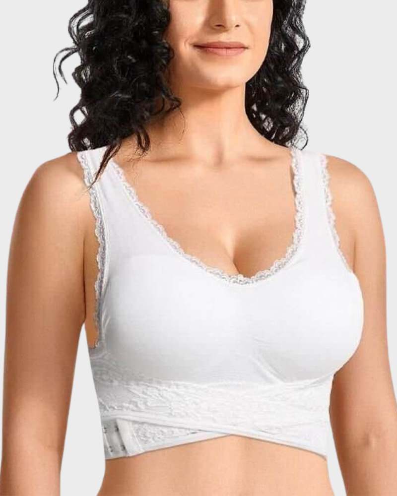 Soft Steps® Breathable Comfort Push Up Lace Bra