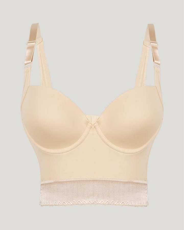Built-In Shapewear Longline Push-Up Bra