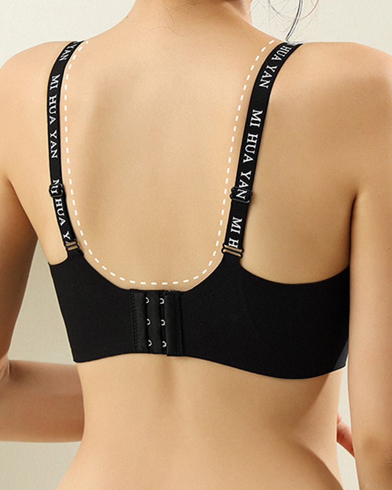 Women's Wireless Jelly Gel Seamless Push-up Bra