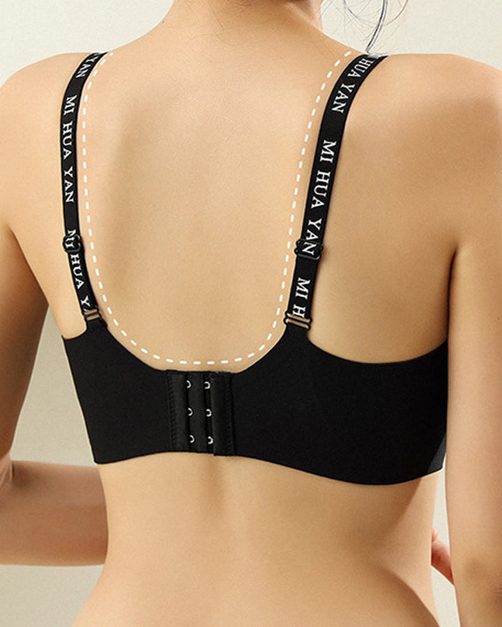 Women's Wireless Jelly Gel Seamless Push-up Bra