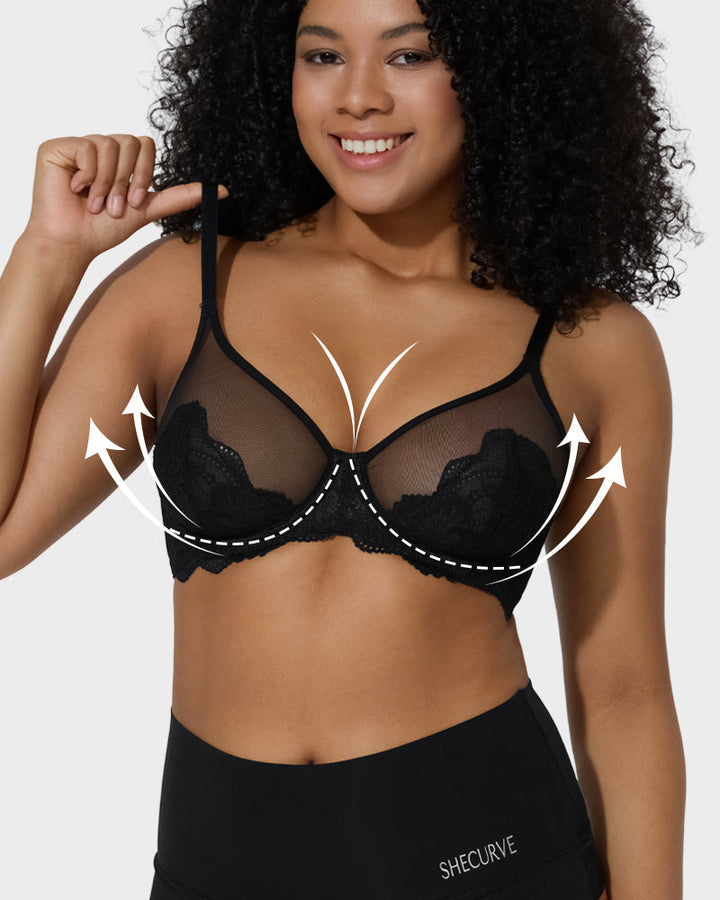 Full Coverage Lace Minimizer Bra